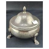EMPIRE STERLING SILVER MUSTARD POT W/LID -