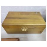 WOOD STORAGE BOX FOR SLABBED COINS -