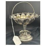 SILVER (800) BASKET ON STAND - AUSTRO-HUNGARIAN