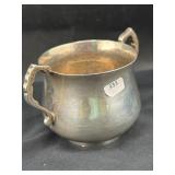 STERLING SILVER OPEN SUGAR BOWL - LONDON -