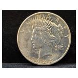 1925 PEACE SILVER DOLLAR