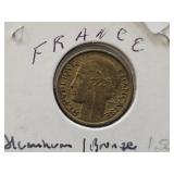 1932 FRANCE 50 CENTIMES COIN