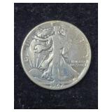 1942 WALKING LIBERTY SILVER HALF DOLLAR