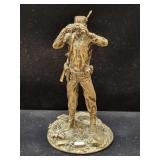 STERLING SILVER SOLDIER W/BINOCULARS - MARKED: