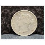 1894 BRITISH HONDURAS 25 CENTS - 92.5% SILVER -