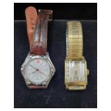 HAMILTON MANS WRIST WATCH AND WENGER MANS WRIST