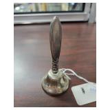 TABLE BELL WITH STERLING SILVER HANDLE