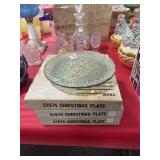 4 IMPERIAL 1974 CHRISTMAS PLATES