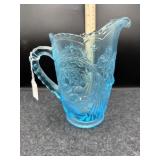 BLUE WREATHED CHERRY WATER PITCHER