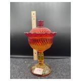 AMBERINA PEDESTAL COMPOTE