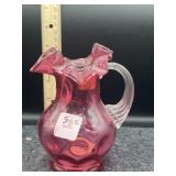 SMALL RUFFLED EDGE COIN DOT PITCHER