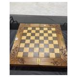 CARVED DRAGON CHESSBOARD