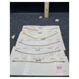 (5) GOLD FILLED BRACELETS & (6) GOLD FILLED CHARMS