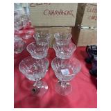 30 PC ELIZA CHAMPAGNE GLASSES & CORDIALS