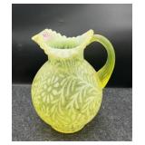 NORTHWOOD YELLOW VASELINE WATER PITCHER
