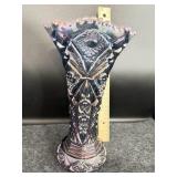 IMPERIAL CARNIVAL SMOKE HOBSTAR VASE