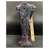 IMPERIAL CARNIVAL SMOKE HOBSTAR VASE