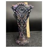 IMPERIAL CARNIVAL SMOKE HOBSTAR VASE