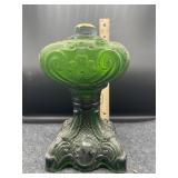 GREEN OIL LAMP BASE
