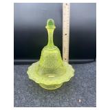 VASELINE DAISY PATTERN BUTTER DISH