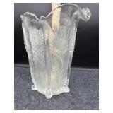 PANELED THISTLE WATER PITCHER
