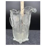 PANELED THISTLE WATER PITCHER