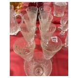 (9) WINE GLASSES