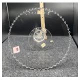 IMPERIAL CANDLEWICK CAKE PLATE