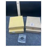 16 TOTAL NAPKIN RINGS (4 BOXES)