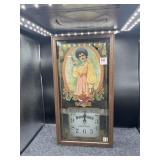 BATTERY POWERED BUDWEISER WALL CLOCK