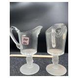 2PC DUNCAN STYLE THREE SISTERS CREAMERS