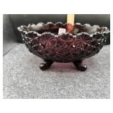 AMETHYST DAISY & BUTTON FRUIT BOWL