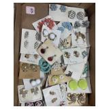 BOX OF ASSTD. CLIP ON EARRINGS