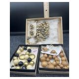 3 BOXES OF ASSORTED NECKLACE & EARRING SETS