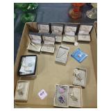 BOX OF ASSTD TIE TACKS