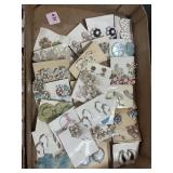 BOX OF ASSORTED CLIP ON EARRINGS