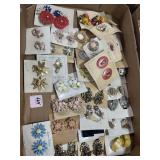 BOX OF ASSTD. CLIP ON EARRINGS