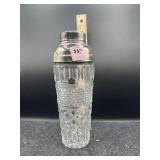 LEAD CRYSTAL COCKTAIL SHAKER