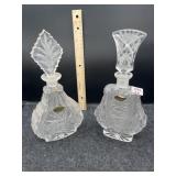 2 LEAD CRYSTAL DECANTERS