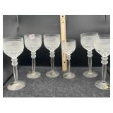 6 STEMWARE GOBLETS