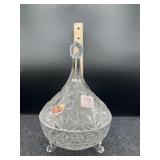 CRYSTAL COVERED CANDY DISH
