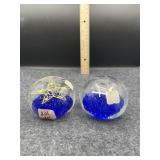 MASONIC & EASTERN STAR PAPERWEIGHTS (2)