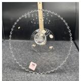 IMPERIAL CANDLEWICK CAKE PLATE