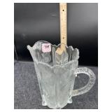 PANELED THISTLE WATER PITCHER