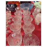 10 PC CLEAR GOBLETS