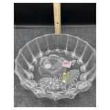 CRYSTAL ROSE BOWL FROM WEST GERMANY