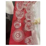 8 PC ASSTD. GOBLETS, SHERBETS, WINE, ETC.