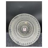 RADIAL SUNBURST CRYSTAL SERVING BOWL