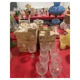 42 PC CHAMPAGNE & CORDIAL GLASSES
