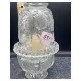 PANELED THISTLE FAIRY LAMP